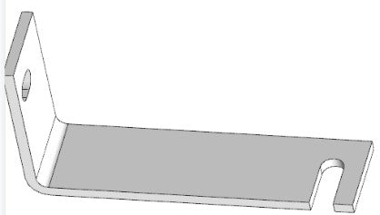 BUMPER, FRONT RIGHT UPPER BRACKET, PEAK