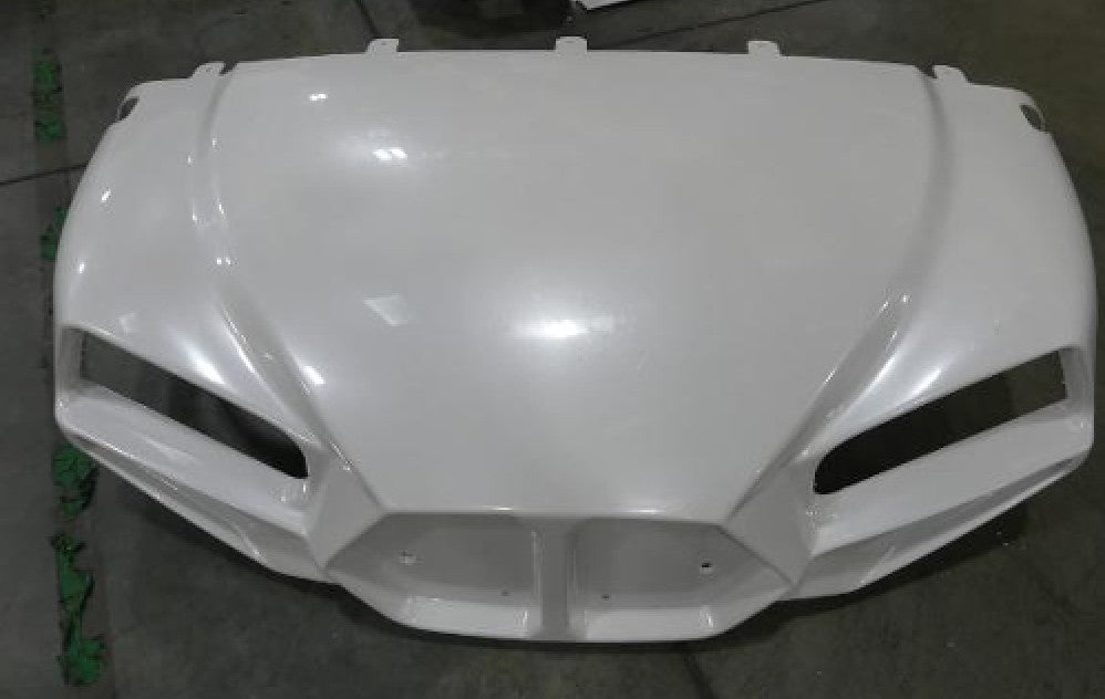 FRONT BODY - PEARL WHITE - VIVID EV ANTHEM/PEAK - YAMAHA DRIVE 1