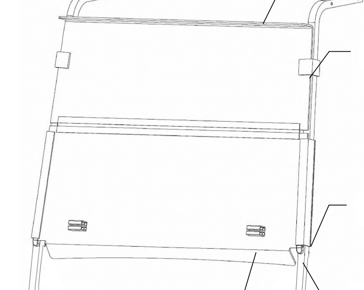 WINDSHIELD, V4/V6, TINTED, PRE-2025