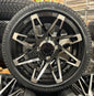 WHEEL ASSEMBLY, 12-INCH BLACK/SILVER, 215/35-12, 2025 V, EACH
