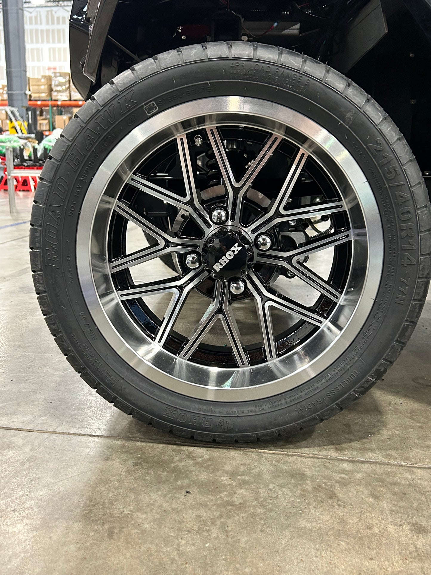 WHEEL ASSEMBLY, 14 INCH, 215/40-14 - ANTHEM PRO, SET OF 4