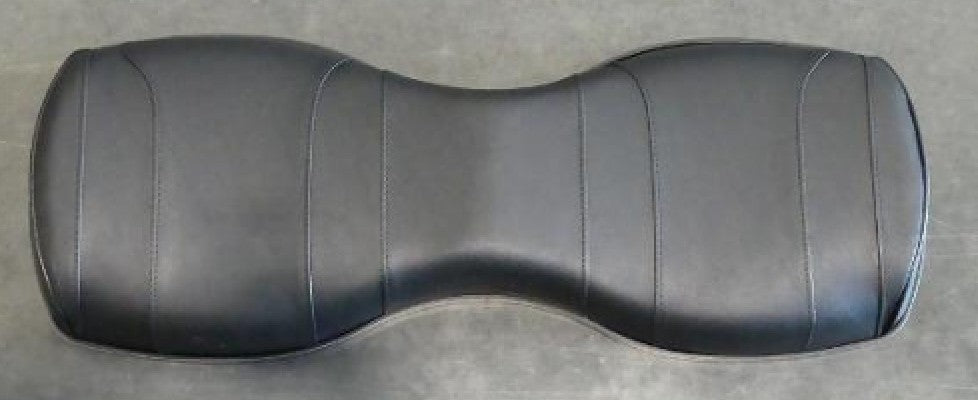 SEATBACK, REAR, BLACK WITH BLACK STRIP, PEAK