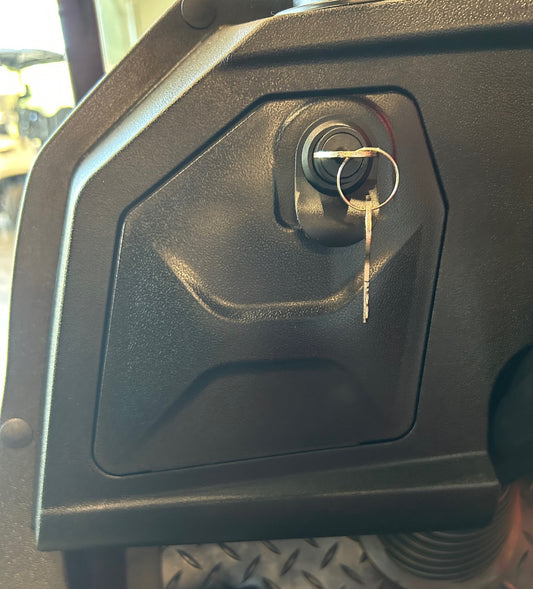 GLOVE BOX DOOR, DRIVERS SIDE, BLACK, 2025 V
