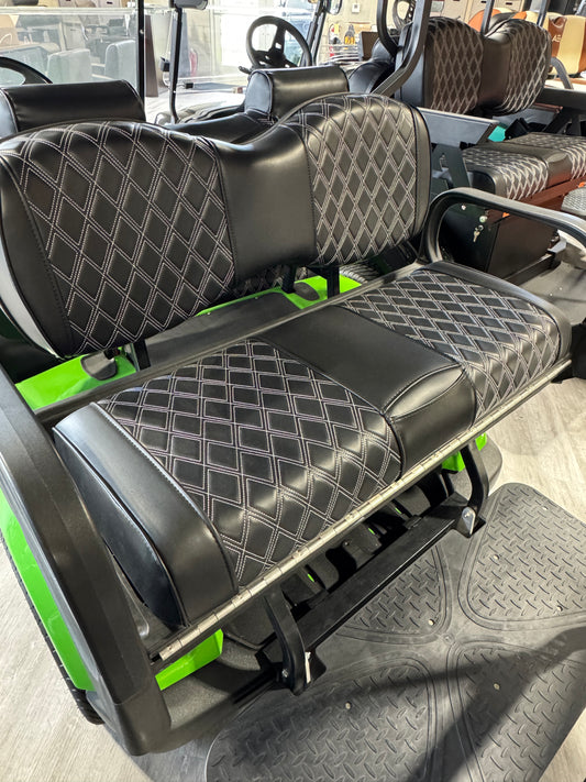 Rear Seat Set - Diamond Stitched - VIVID EV - Anthem/Peak/Sierra LSV/Kodiak/Yamaha