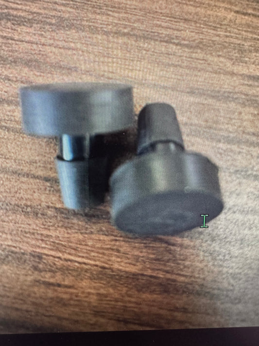 WINDSHIELD RUBBER BUMPER/PLUG, 2025 V4/V6, STANDARD WINDSHIELD