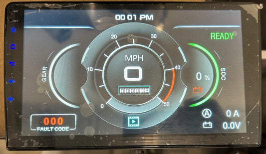 DISPLAY, TOUCHSCREEN, 10 INCH, PEAK, ANTHEM, ANTHEM PRO, WHITE SPEEDOMETER