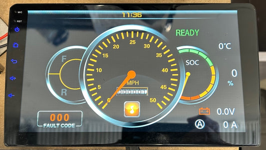 DISPLAY, TOUCHSCREEN, 10 INCH, PEAK, RED SPEEDOMETER