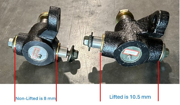 STEERING KNUCKLE, DRIVERS SIDE, V4L / V6L, PRE-2025 LIFTED