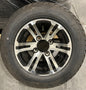 WHEEL ASSEMBLY, 10-INCH BLACK/SILVER, 205/50-10, V GOLF, EACH