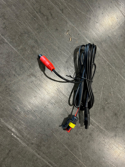 BACK UP CAMERA CABLE, RED END, ANTHEM / PEAK