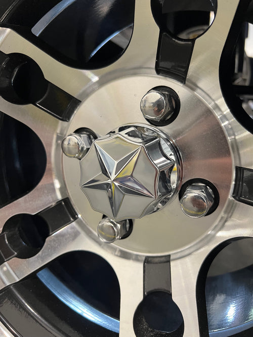 CENTER CAP, WHEEL, STAR DESIGN, V