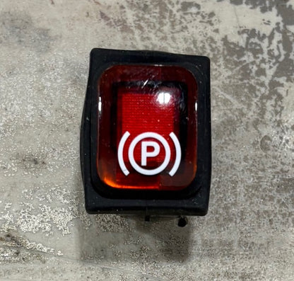 PARKING BRAKE ROCKER SWITCH, P4F WITH CABLE PARK BRAKES