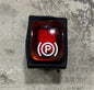 PARKING BRAKE ROCKER SWITCH, P4F WITH CABLE PARK BRAKES