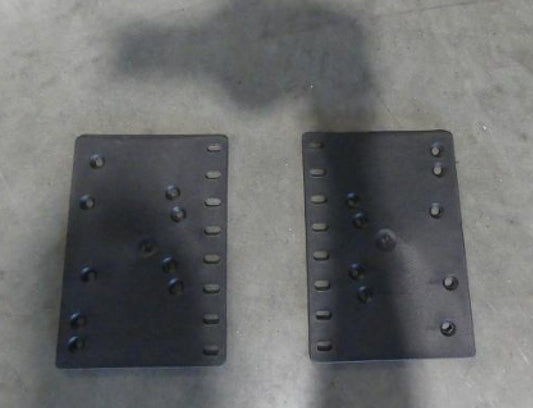 REAR SEAT BRACKET PLATES, PEAK, PAIR