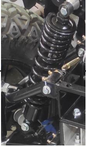 SHOCK ABSORBER, FRONT, BLACK, STEEL - ANTHEM / PEAK