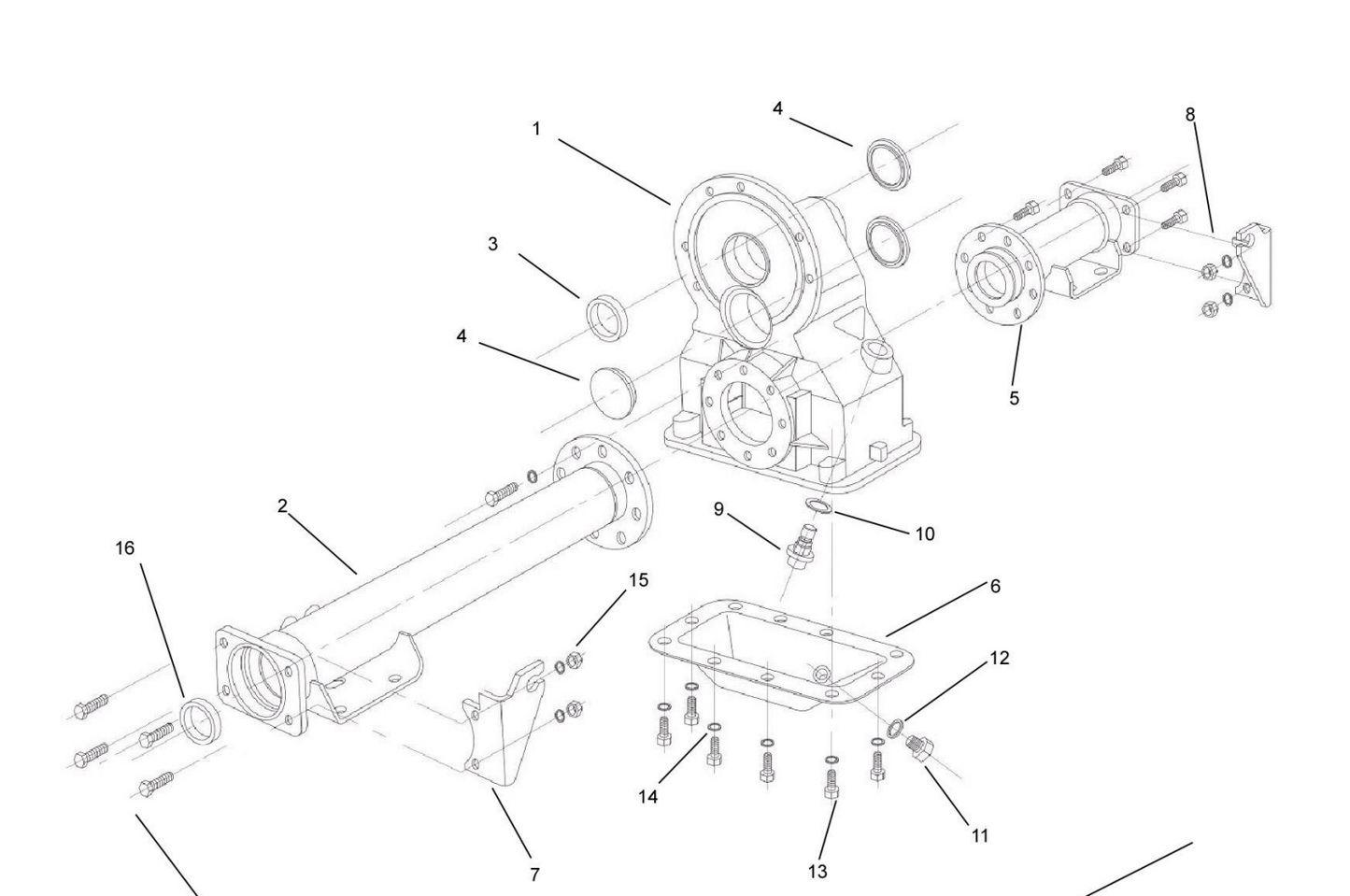 TRANSAXLE, ORIGINAL V, ALL BLACK.  12.49:1 OR 16:1